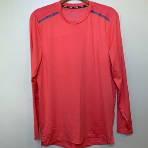 EUC Zyia Men's Coral Back Mesh Long Sleeve T